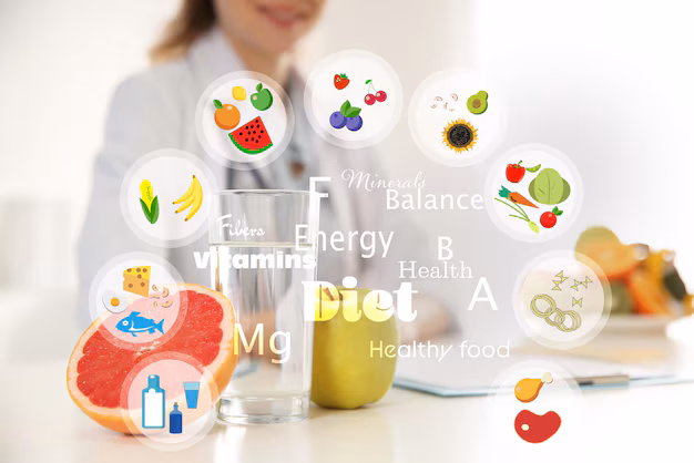 image shows balance diet to avoid all kinds of nutrition deficiencies for irregular periods.